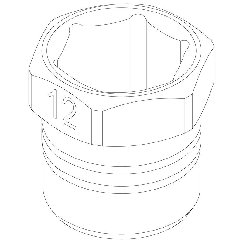 SOCKET 12MM product photo