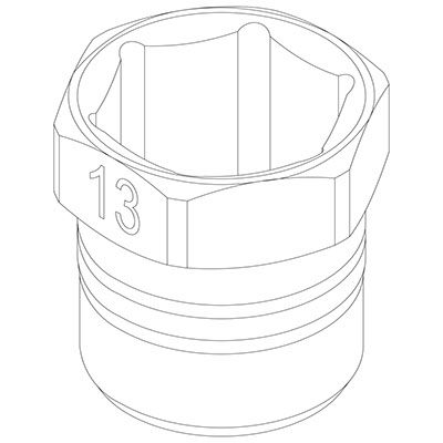 SOCKET 13MM product photo